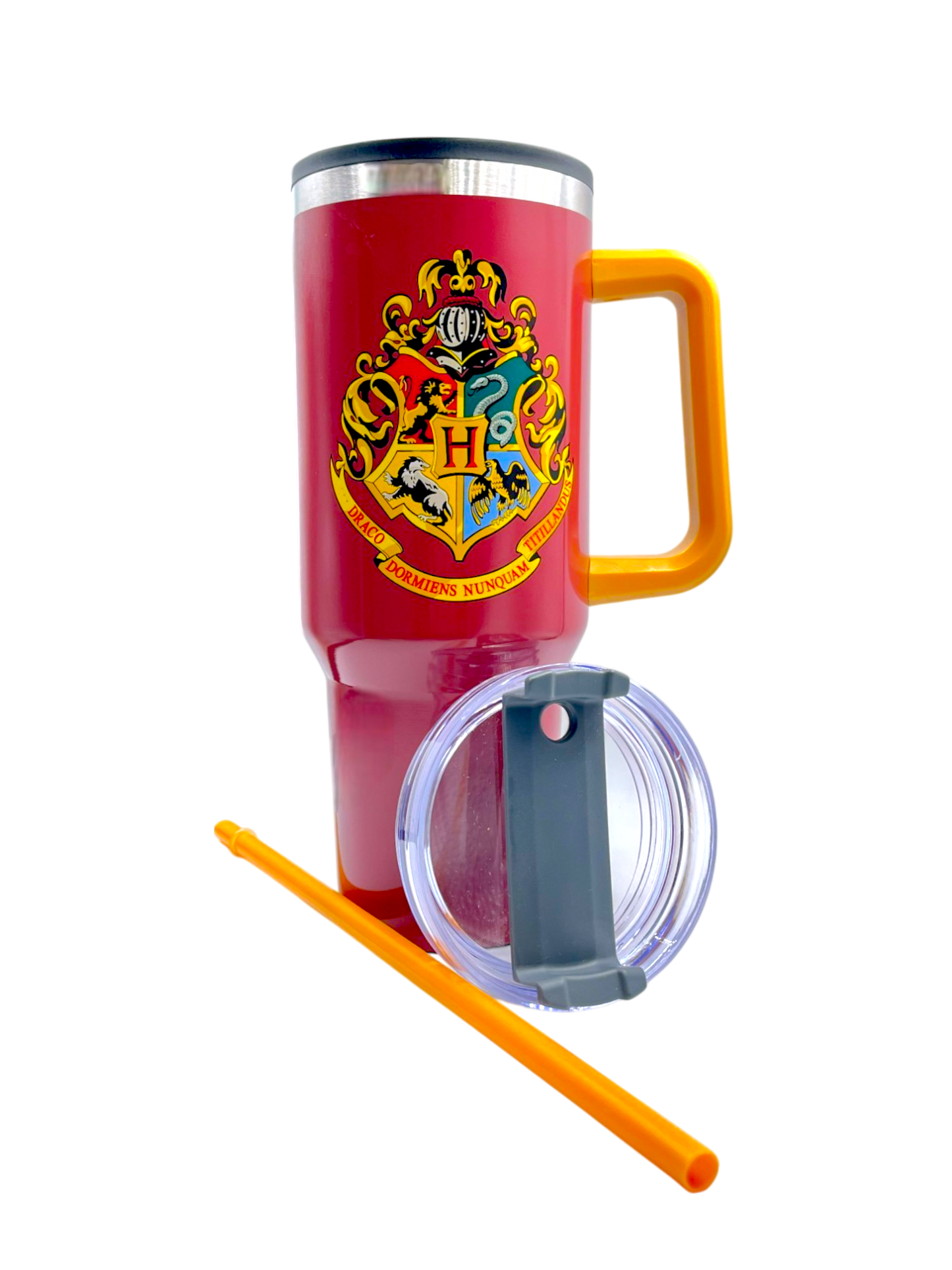 Termo Doble Pared Vaso Térmico Con Popote Harry Potter