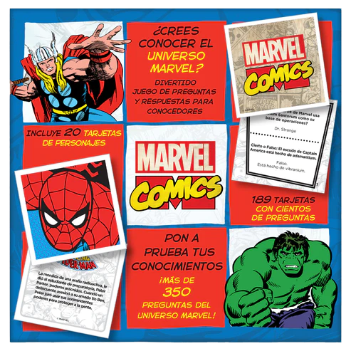 Caja trivia de Marvel