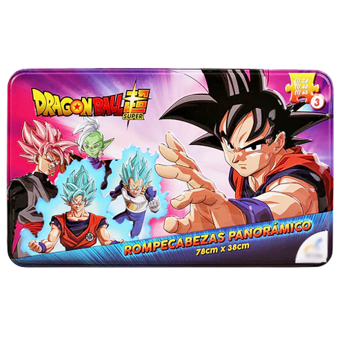 Rompecabezas de Dragon Ball super panorámico 3 en 1