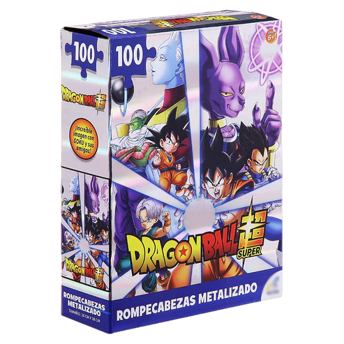 Rompecabezas brillo metálico de Dragon Ball super
