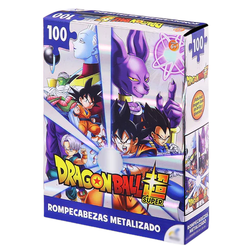 Rompecabezas brillo metálico de Dragon Ball super