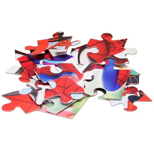 Rompecabezas en bolsa metalizada de Spidey