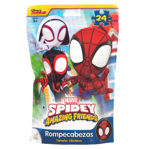 Rompecabezas en bolsa metalizada de Spidey