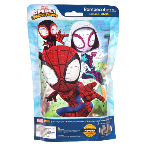 Rompecabezas en bolsa metalizada de Spidey