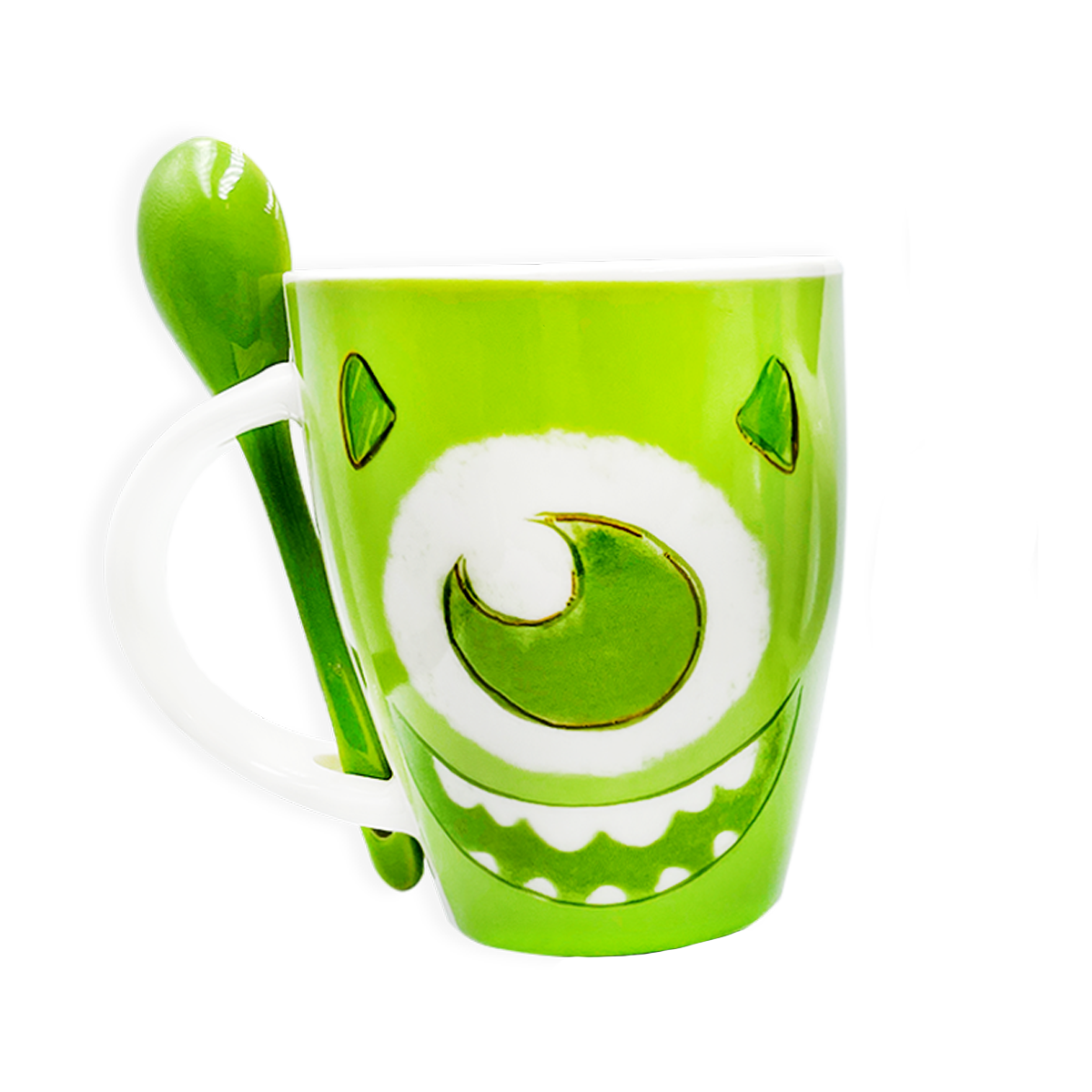 Juego de 2 Tazas de cerámica con cuchara Sulley y Mike