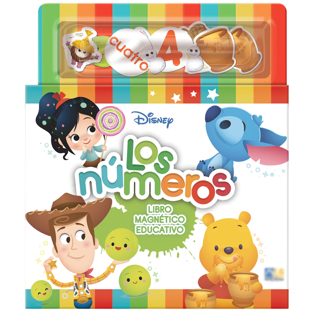 Mini libro magnético educativo de Disney