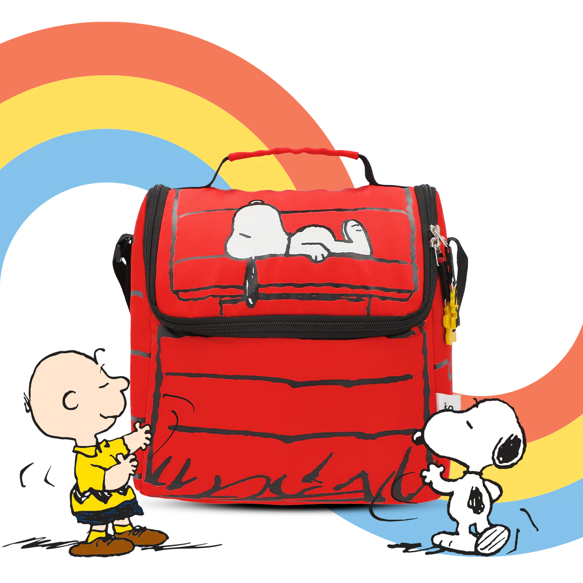 Lonchera Snoopy casita roja