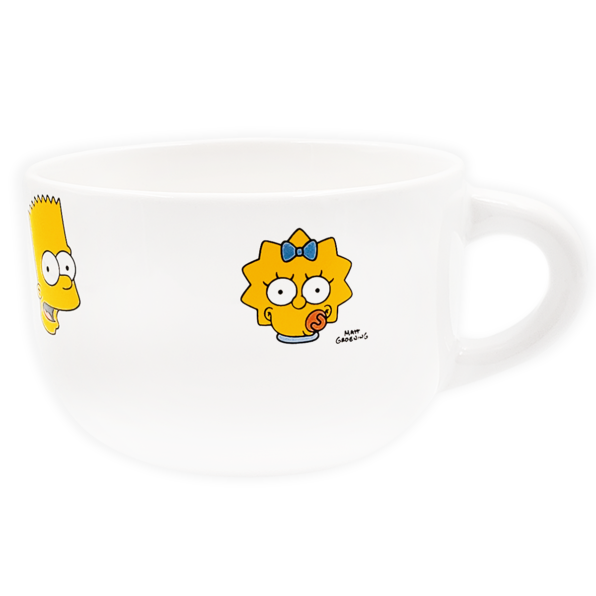Taza jumbo Simpson blanca