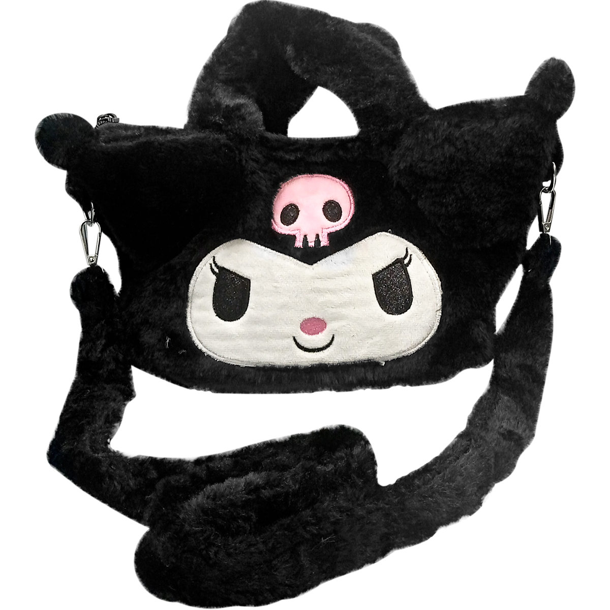 Bolsa de peluche de Kuromi - Negra