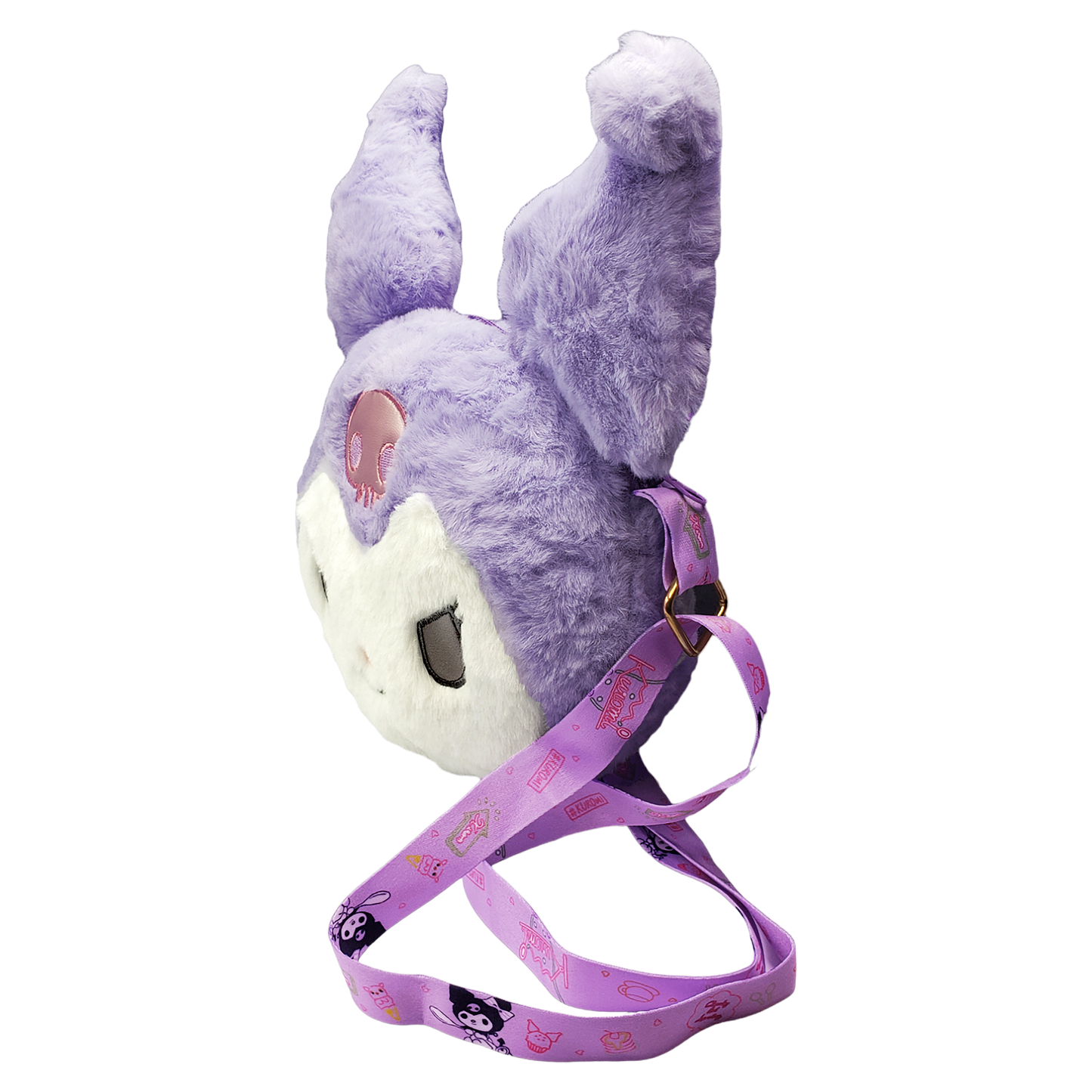 Bolsa de peluche de Kuromi -Morada