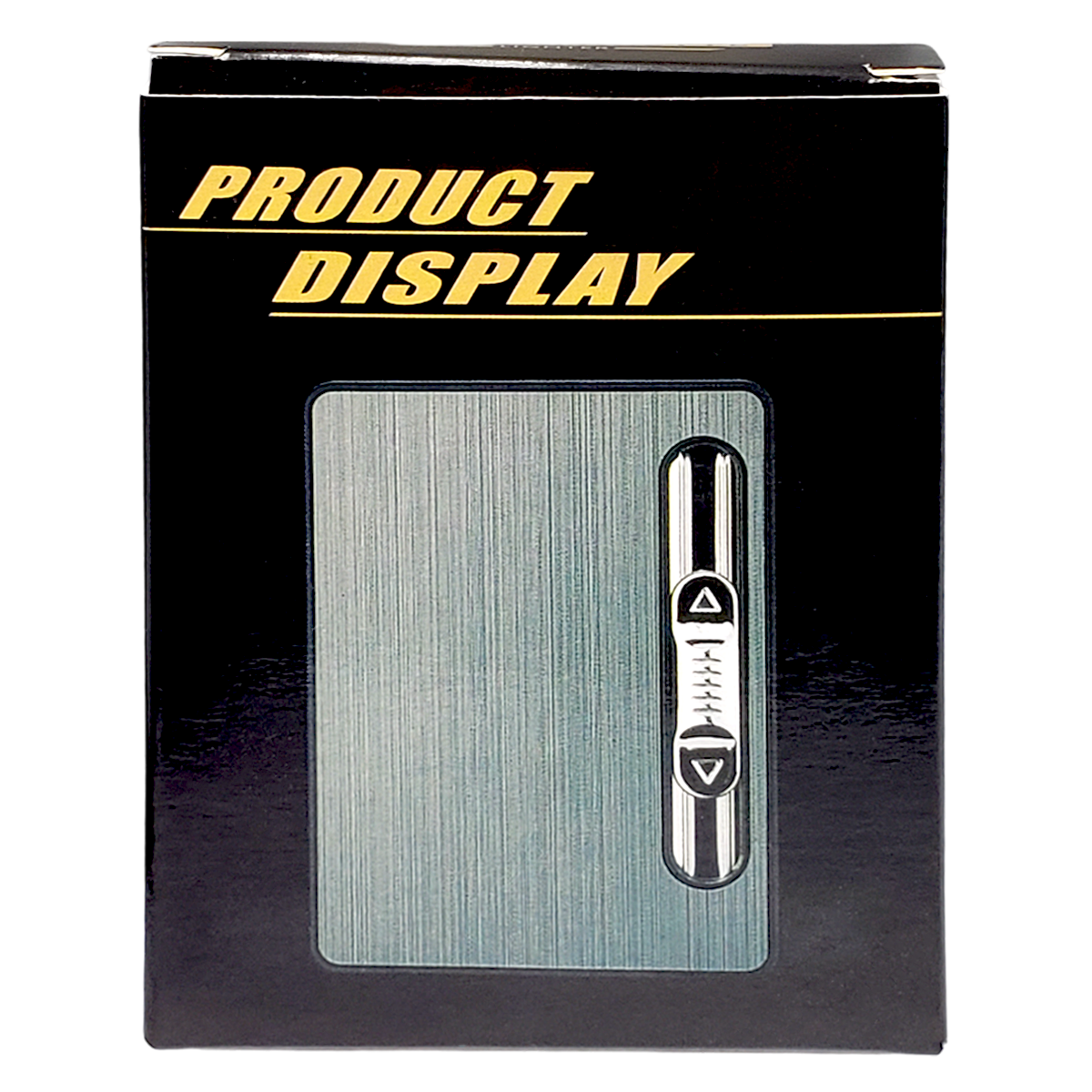 Cigarrera clásica con lámpara y encendedor eléctrico