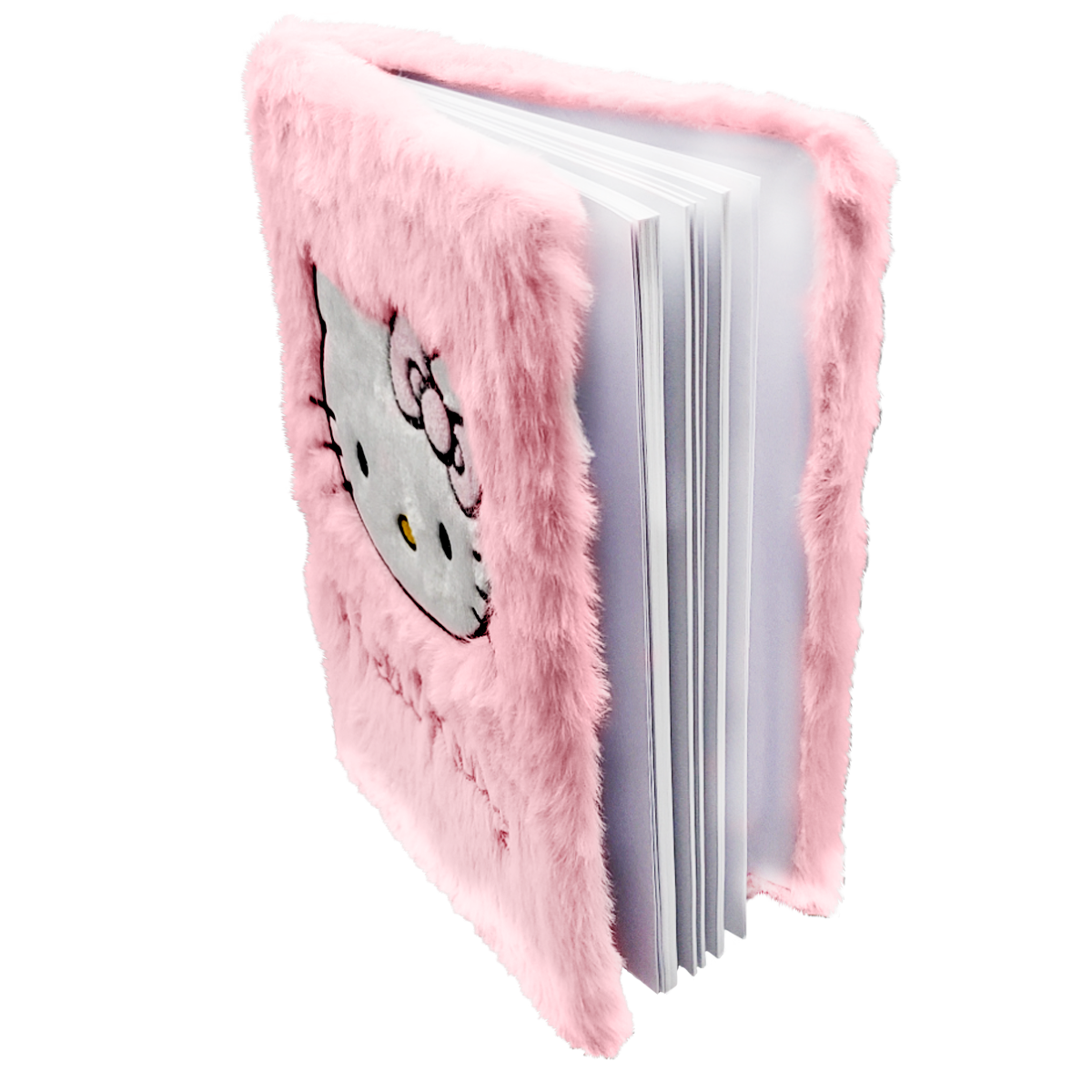 Libreta cosida de peluche - Kitty