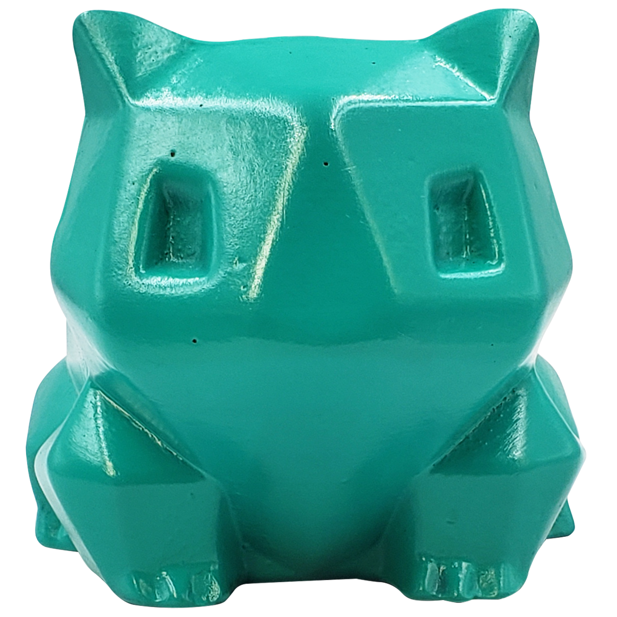 Maceta de cerámica Bulbasaur geométrico