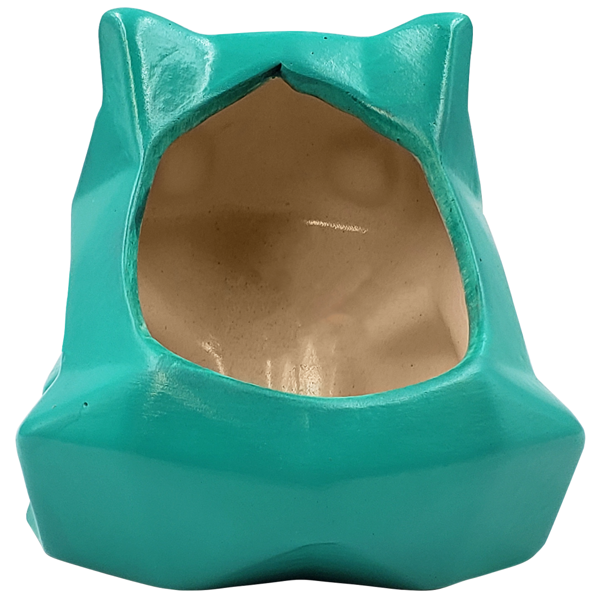 Maceta de cerámica Bulbasaur geométrico