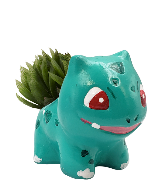 Maceta de Bulbasaur de cerámica