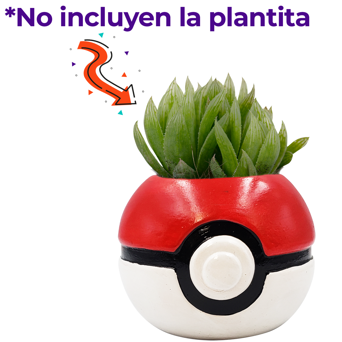 Maceta de cerámica Pokebola