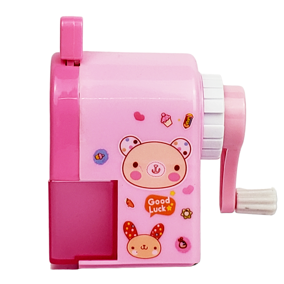 Sacapuntas manual de escritorio - Rosa