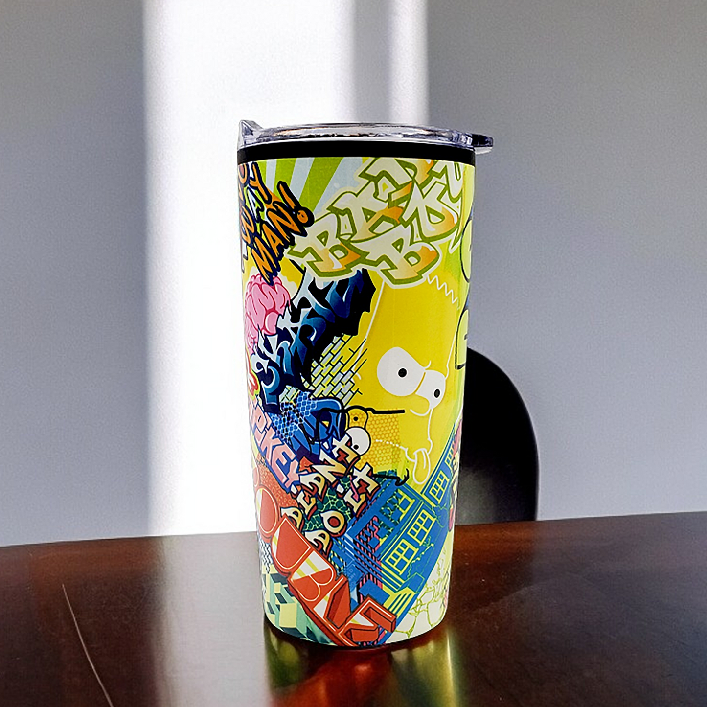 Termo doble pared de acero inoxidable Bart Simpson