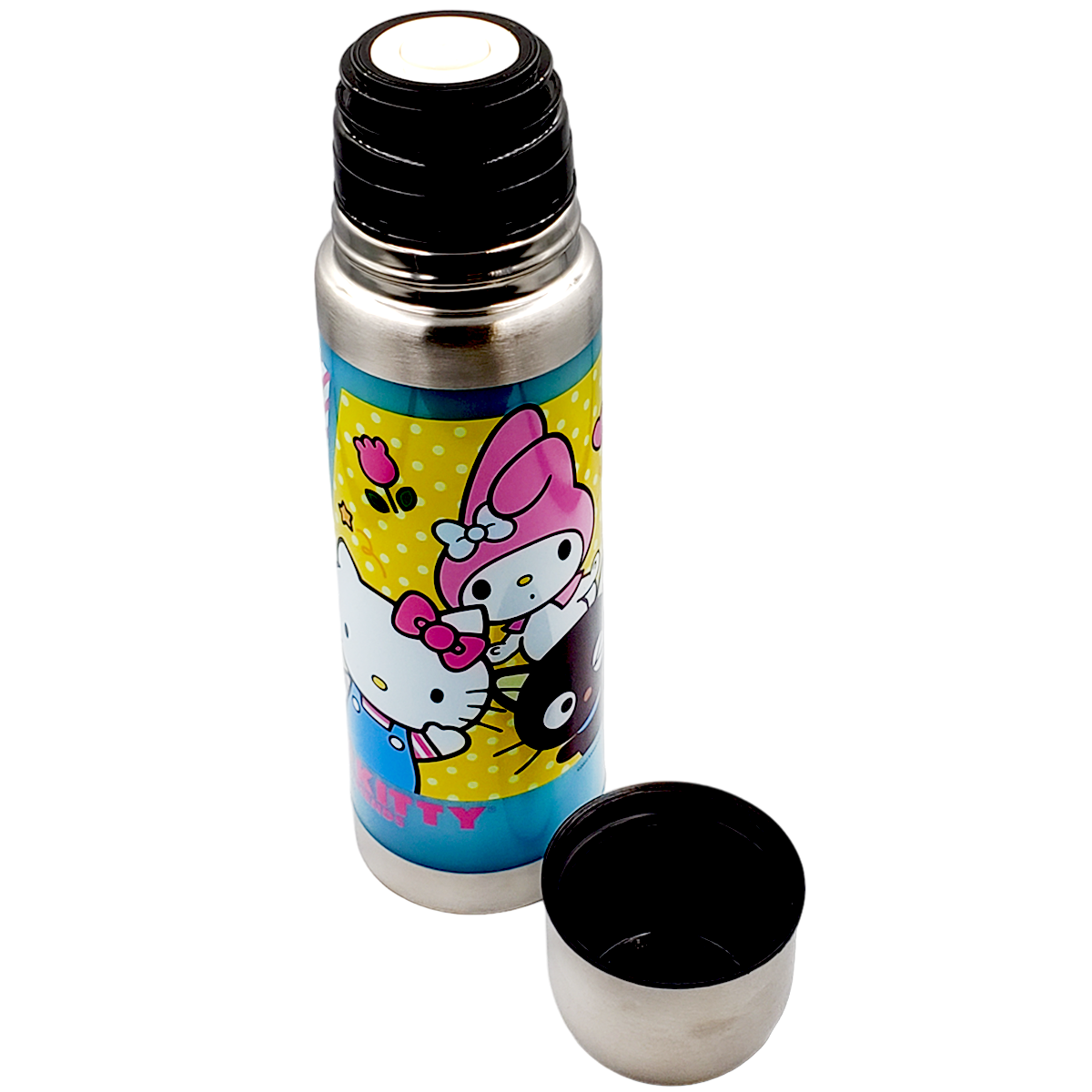 Botella termo de doble pared, tapa de acero Hello Sanrio