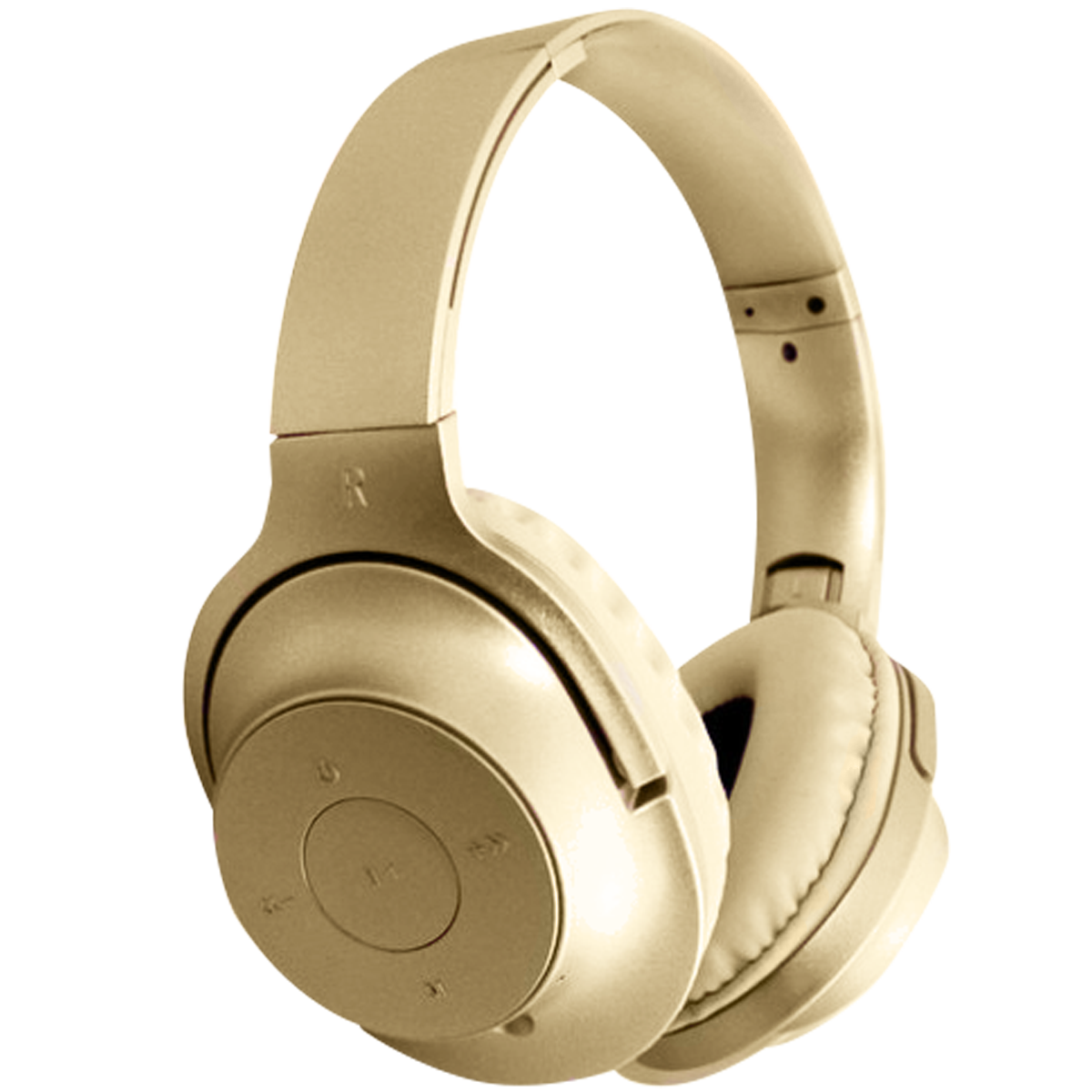 Audífonos Dj bluetooth con batería recargable manos libres - Dorado