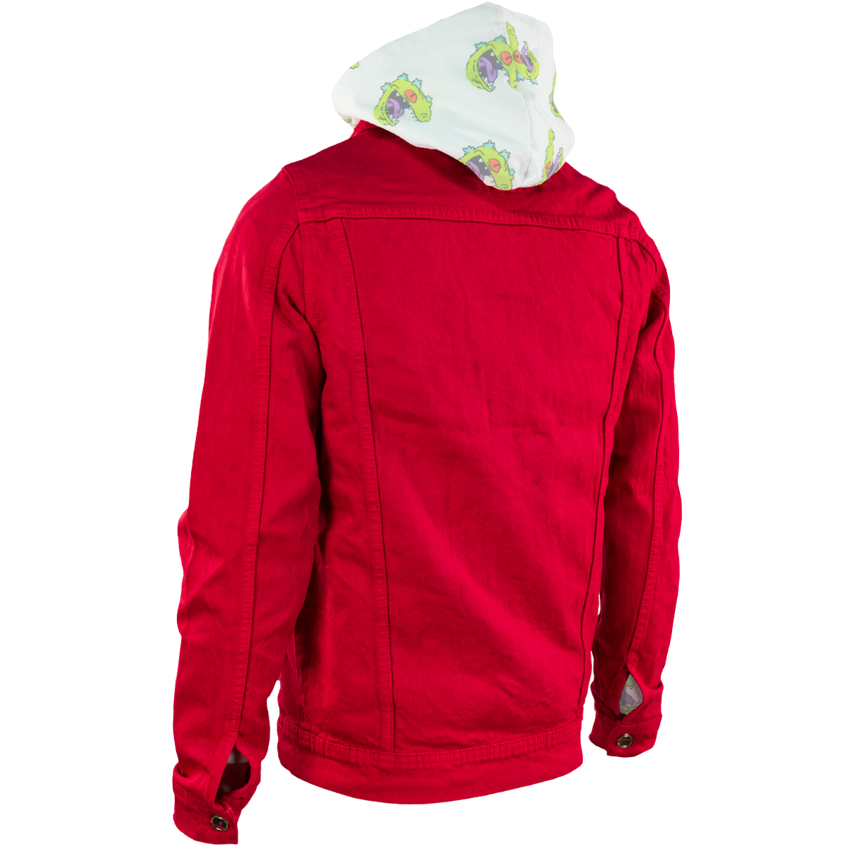 Chamarra de mezclilla tipo vaquero - roja