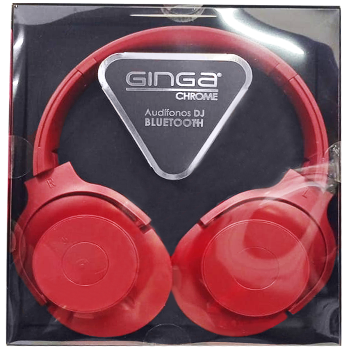 Audífonos Dj bluetooth con batería recargable manos libres - Rojo