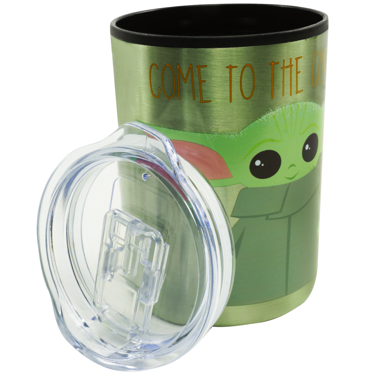 Termo doble pared de acero inoxidable Baby Yoda 350 ml