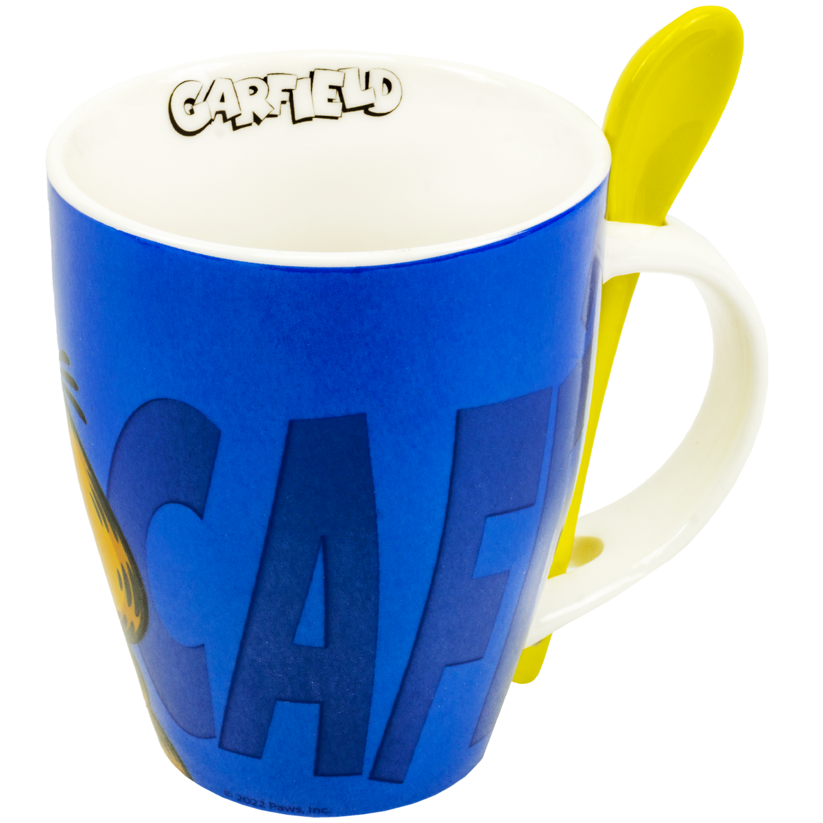 Juego de 2 Tazas de cerámica con cuchara Garfield y Odie