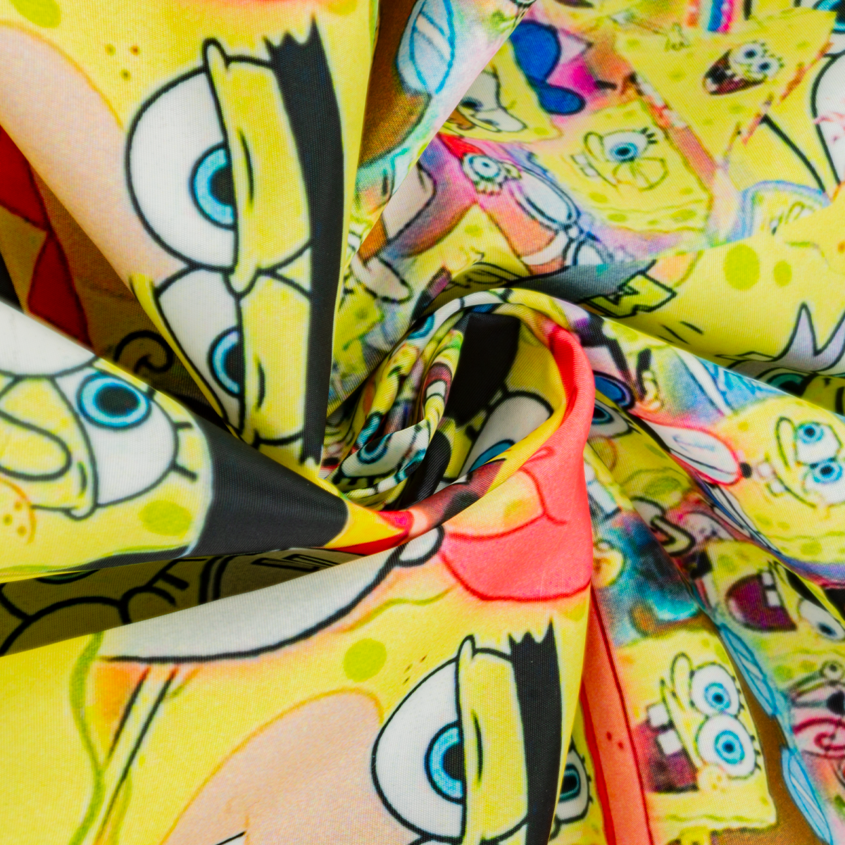Chamarra rompevientos con gorro Bob Esponja