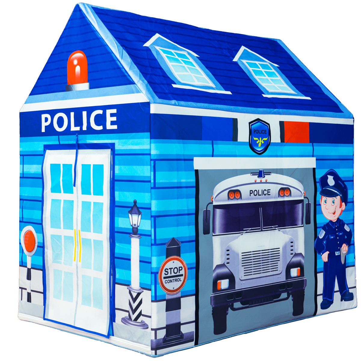 Casa tienda de juegos de policía para aire libre o interior