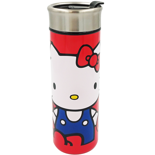 Termo botella doble pared de acero inoxidable Hello Kitty 430 ml