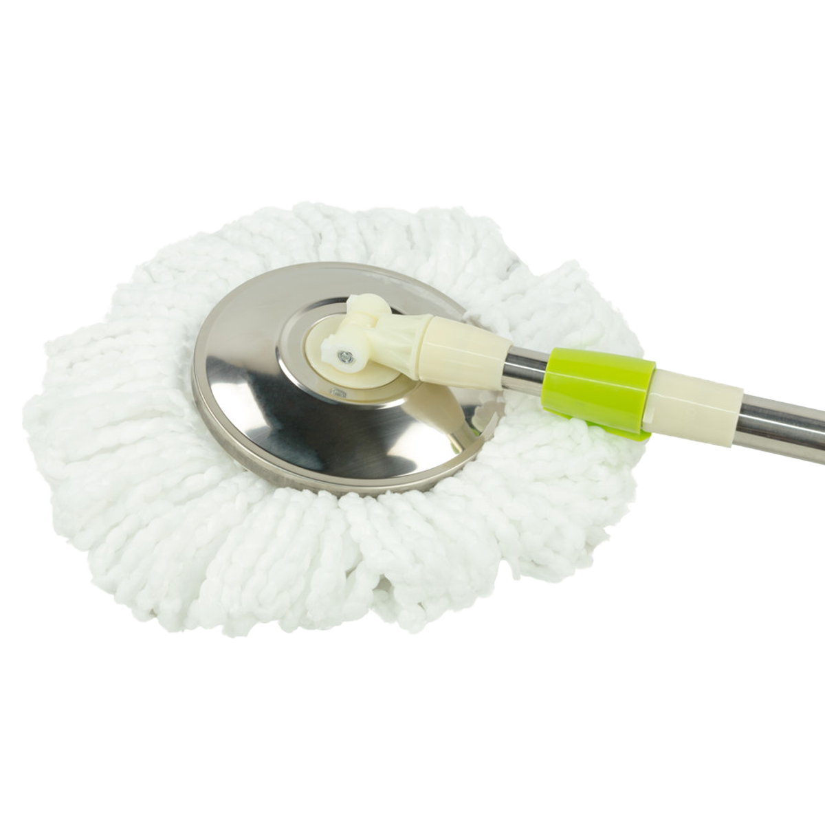 Trapeador mop verde inteligente microfibra exprimidor gira 360°