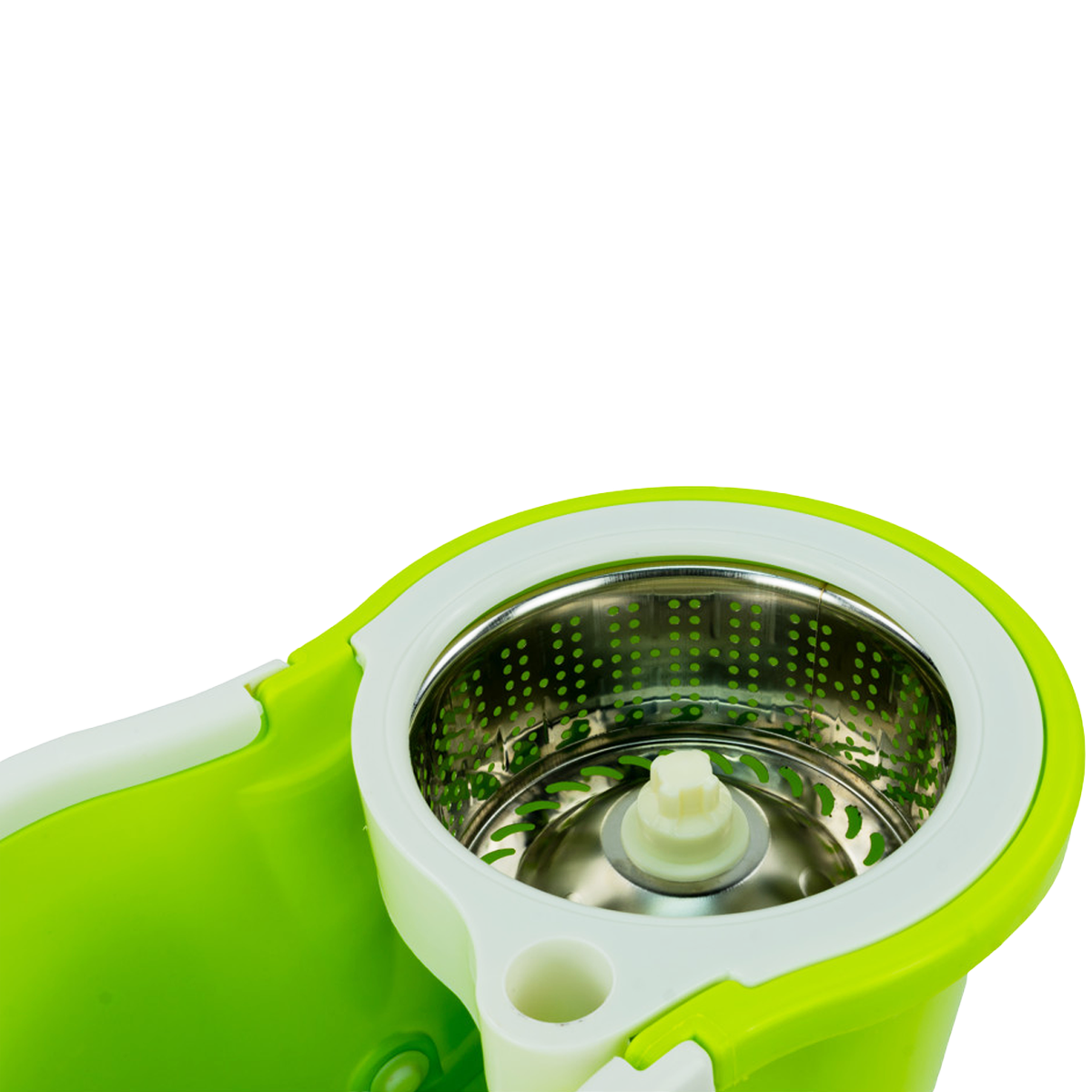 Trapeador mop verde inteligente microfibra exprimidor gira 360°
