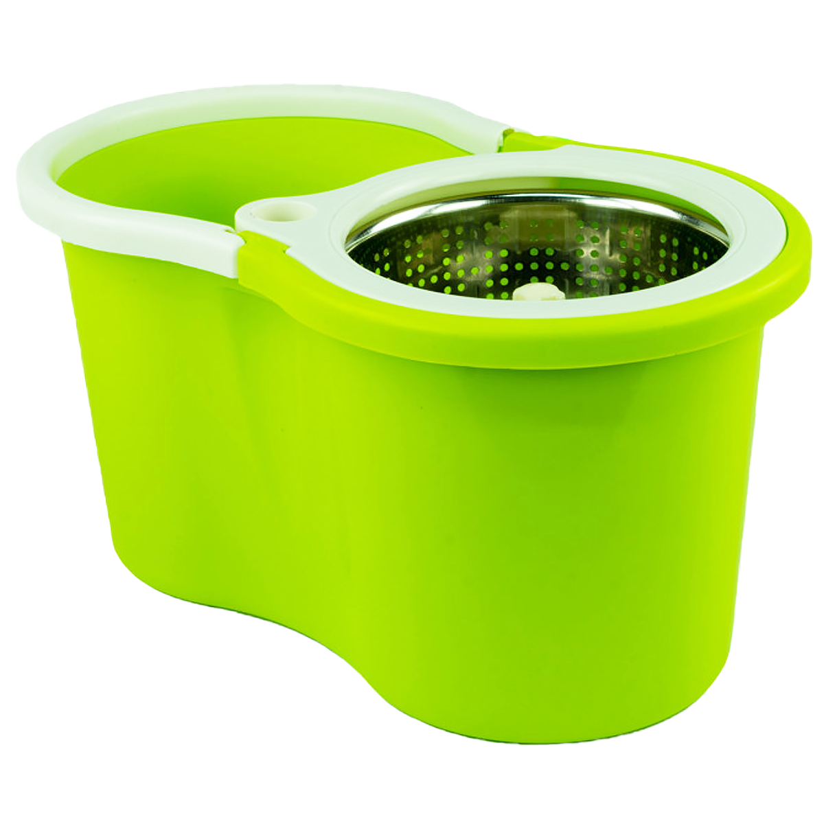 Trapeador mop verde inteligente microfibra exprimidor gira 360°