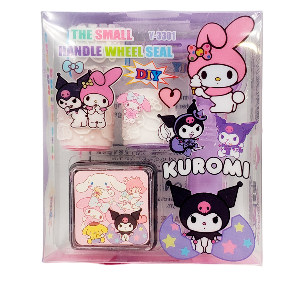 Pack de sellos Kitty y amigos - Kuromi