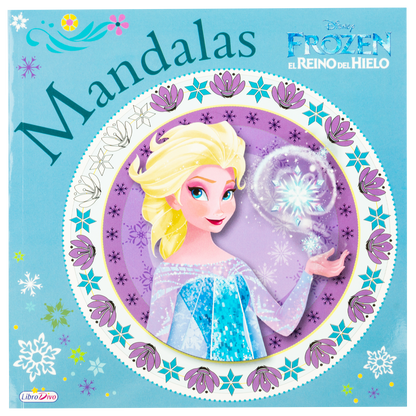 Libro de mandalas para colorear de Frozen Disney