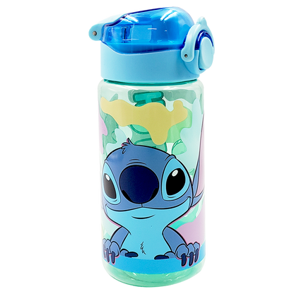 Botella stitch antiderrame tapa push up