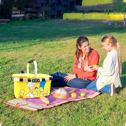 Canasta de picnic térmica plegable de Los Simpson
