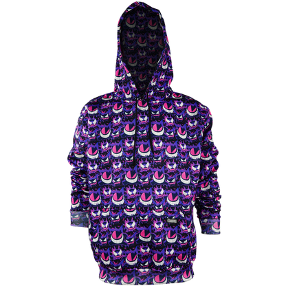 Sudadera hoodie cerrada con gorro - Gengar