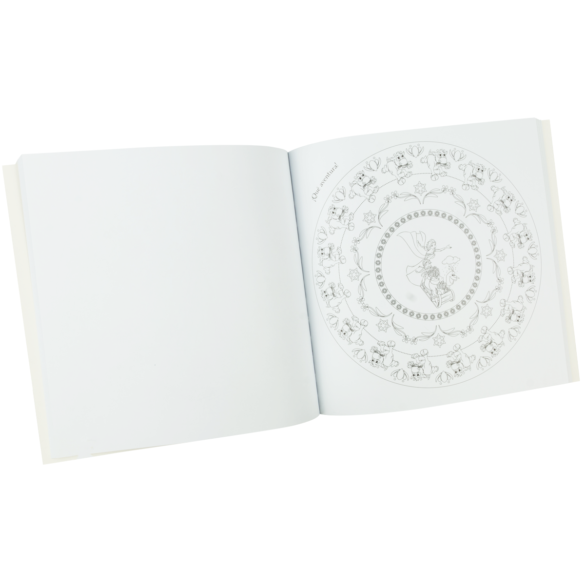 Libro de mandalas para colorear de Frozen Disney