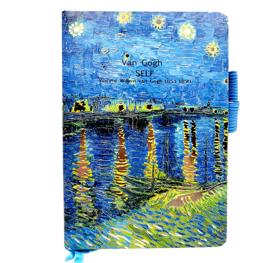 Libreta mini de arte Van Gogh acolchada