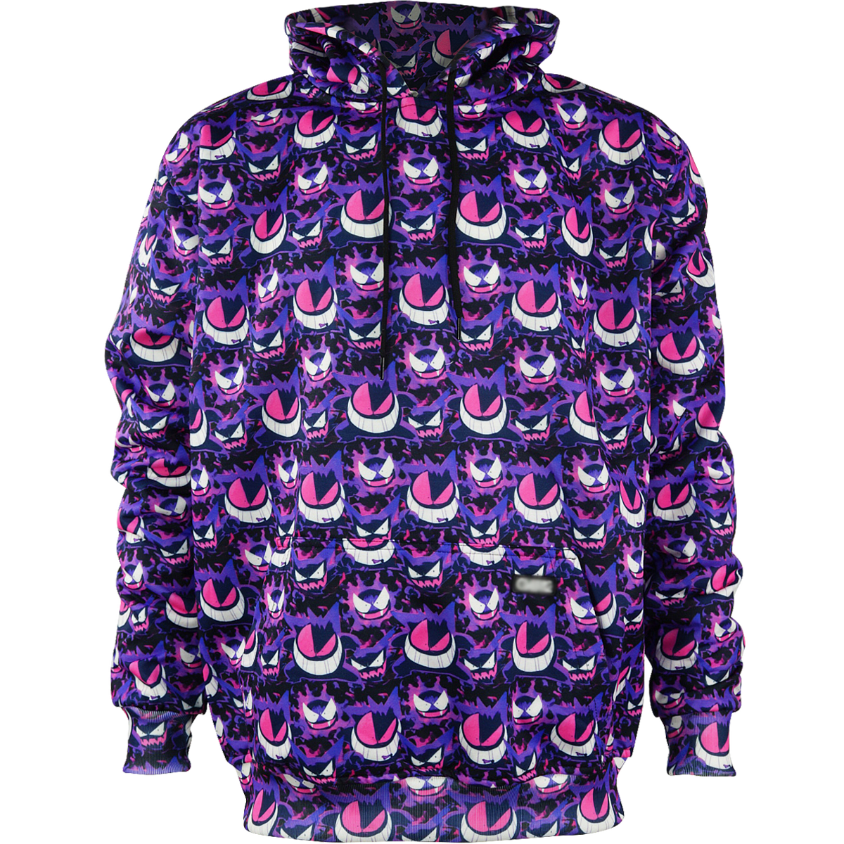 Sudadera hoodie cerrada con gorro - Gengar