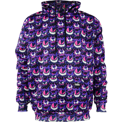 Sudadera hoodie cerrada con gorro - Gengar