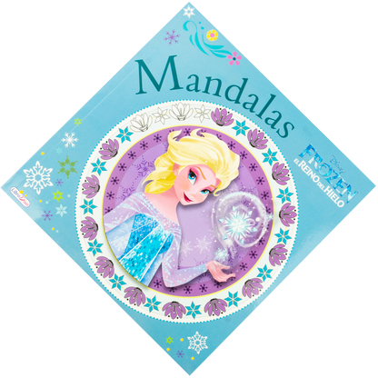 Libro de mandalas para colorear de Frozen Disney