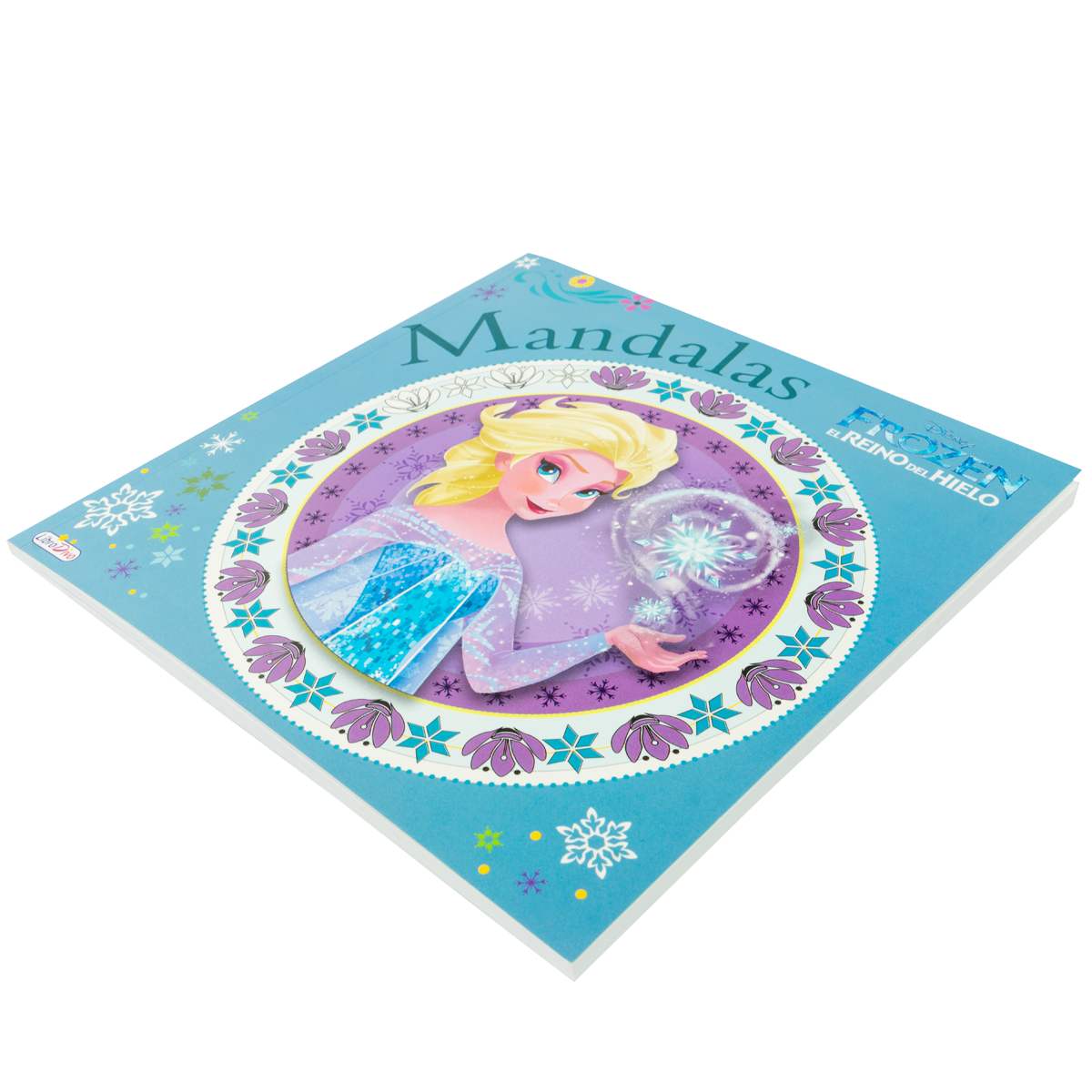 Libro de mandalas para colorear de Frozen Disney