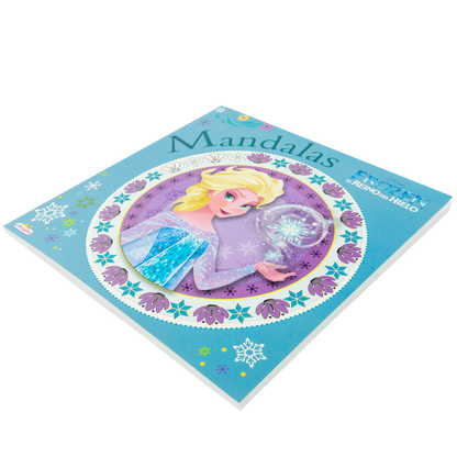 Libro de mandalas para colorear de Frozen Disney