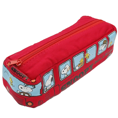 Lapicera camioncito escolar Snoopy roja