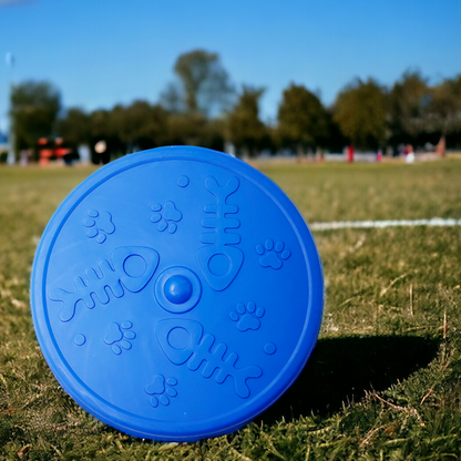 Juguete disco Frisbee para perros - Azul rey