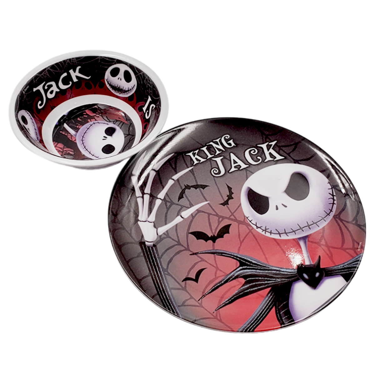 Set de 2 platos el extraño mundo de Jack