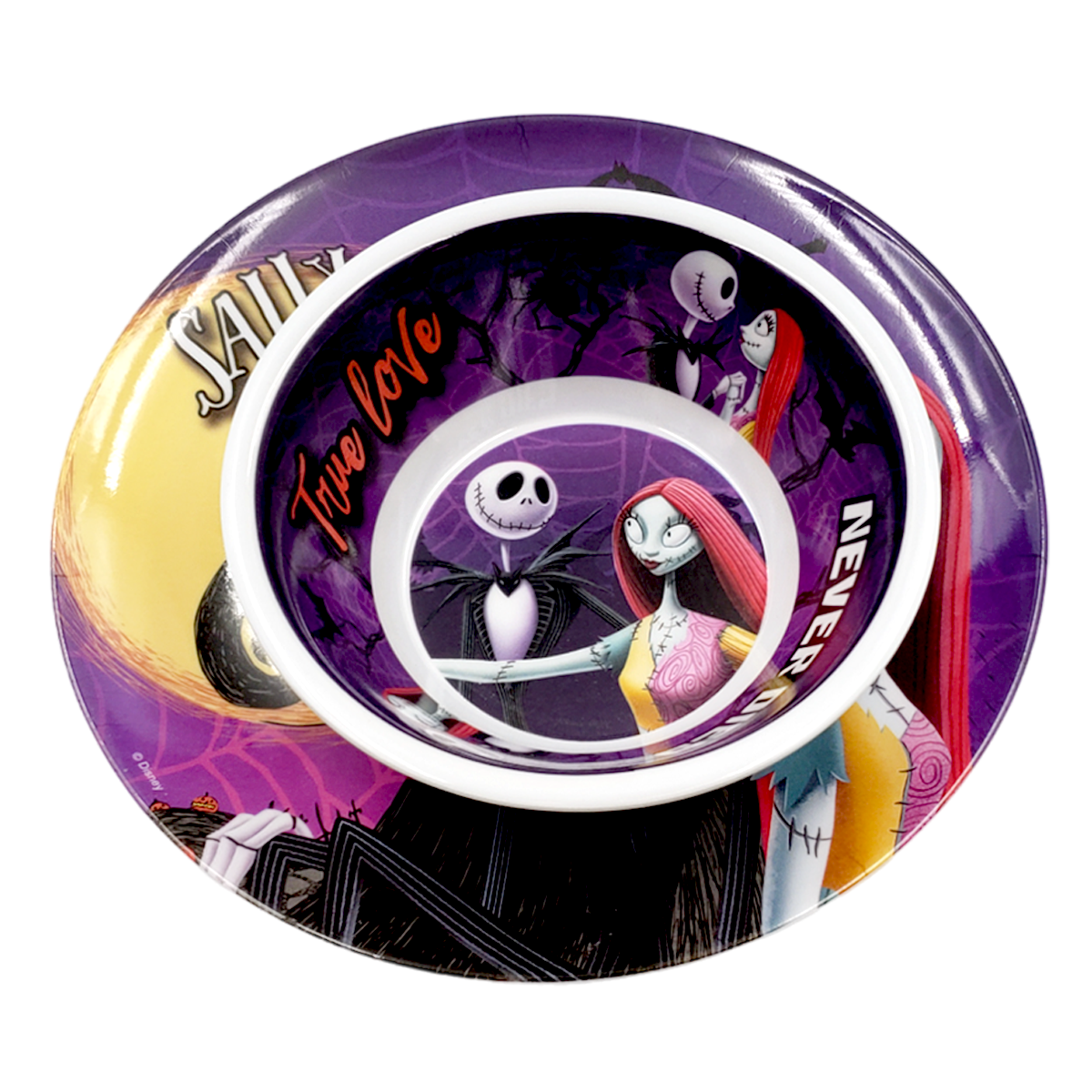 Set de 2 platos Jack y Sally